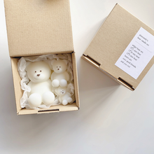 画像をギャラリービューアに読み込む, bear candle set |pluscandy(プラスキャンディ)