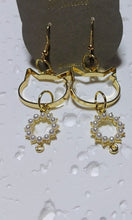 画像をギャラリービューアに読み込む, 猫耳カットとパールのピアス|mimine(ミミンヌ)