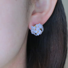 画像をギャラリービューアに読み込む, 紫陽花と淡水パールのピアス(イヤリング)|s.o.f.i. (ソフィー)