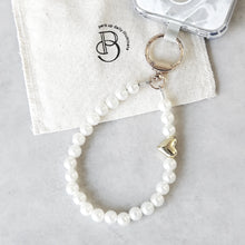 画像をギャラリービューアに読み込む, パール&ハートストラップ|pudi(プディ)