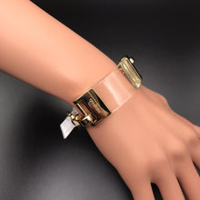 画像をギャラリービューアに読み込む, RESINART クリアハート 細革 白|qualium(クアリウム)