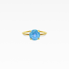 画像をギャラリービューアに読み込む, 色が変わる宝石リング キラナライト遊璃「虹立ち」 ラウンド6mm SV925|atelier ShowKer(アトリエショーカー)