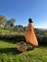 画像をギャラリービューアに読み込む, 上質インドコットン マキシドレス ピーチファズ|MANGALA ARATI(マンガラ アーラティー)