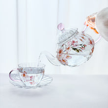 画像をギャラリービューアに読み込む, 春をそっと閉じ込めた桜ティーセット(耐熱ガラス)|Blanche Neige By ちょこにゃん(ブランシュネージュバイチョコニャン)
