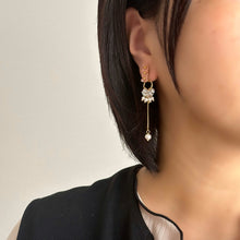 画像をギャラリービューアに読み込む, 三恋花(サンコイバナ)|ピアス、イヤリング|ピンク、ブルー|2way|c.momoka(シーモモカ)