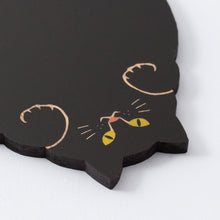 画像をギャラリービューアに読み込む, 猫雑貨・木製プレート&コースター【ねこまみれ 腹見せのあにゃん】|Ten&O