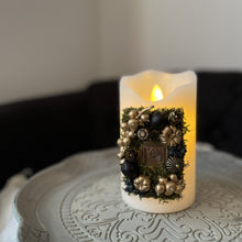 画像をギャラリービューアに読み込む, フラワーアートキャンドル スクエアエンブレムW|ciel bleu(シエルブルー)