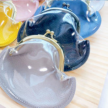 画像をギャラリービューアに読み込む, クリアがま口 本革 小銭入れ 小物入れ スケルトンがま口|六屋(ムツヤ)