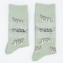 画像をギャラリービューアに読み込む, ホワイトタイガー|ソックス・靴下|Miita(ミータ)