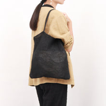 画像をギャラリービューアに読み込む, ラメ糸編みトートバッグ|cache-cache(カシュカシュ)