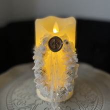 画像をギャラリービューアに読み込む, フラワーアートキャンドル ホワイトリース|ciel bleu(シエルブルー)