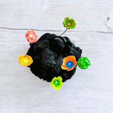 画像をギャラリービューアに読み込む, 炭オブジェ / カラフルフラワー|櫂の炭(カイノスミ)