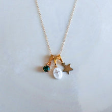 画像をギャラリービューアに読み込む, Three Top Necklace / 14KGF chain|soiesoie(ソワソワ)