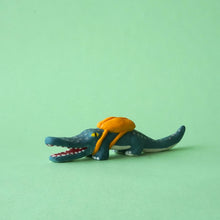 画像をギャラリービューアに読み込む, カードスタンド(ミニメッセージカード付) ワニ|TOUZOO(トウズー)