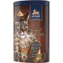 画像をギャラリービューアに読み込む, RICHARD (リチャード)ザ・ロイヤル・キャッツ(メインクーン) 缶入りセイロン紅茶 34g|FREA(フレア)