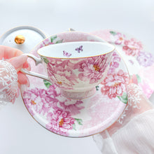 画像をギャラリービューアに読み込む, 芍薬華やぐティーカップソーサー|Blanche Neige By ちょこにゃん(ブランシュネージュバイチョコニャン)
