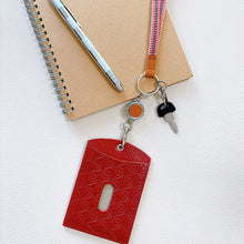 画像をギャラリービューアに読み込む, 真田紐 ネックリールストラップ 木綿100% × 栃木レザー|六屋(ムツヤ)