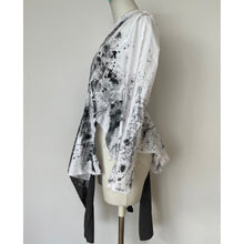 画像をギャラリービューアに読み込む, Patchwork shirt paint white - パッチワークシャツ ペイント白|Merci DIEU(メルシーデュー)