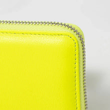 画像をギャラリービューアに読み込む, 蛍光レザーストラップ付き・ジャバラカードウォレット|perche(ペルケ)