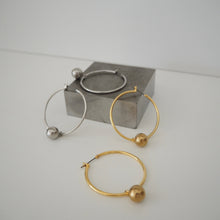 画像をギャラリービューアに読み込む, Big hoop piece gold ピアス イヤリング | LUNACHIC(ルナシック)