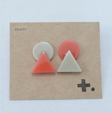 画像をギャラリービューアに読み込む, まるさんかくピアス|PlusDot+.(プラスドット)