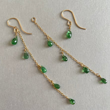 画像をギャラリービューアに読み込む, ツァボライト2WAYピアス|Na Lumière (ナ ルミエール)