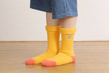 画像をギャラリービューアに読み込む, モコモコルームソックス ミケ×イエロー|maltamarie(マルタマリエ)