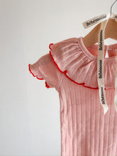 画像をギャラリービューアに読み込む, 【Strawberry latte】 -Ruffly cotton rompers|Bébémoose (ベベムース)