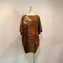 画像をギャラリービューアに読み込む, 着物リメイク ケープ袖ワンピース|komomo(コモモ)