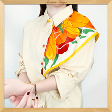 画像をギャラリービューアに読み込む, 黄色いチューリップのスカーフ|ARAMA TOKYO(アラマトーキョー)