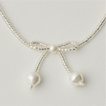 画像をギャラリービューアに読み込む, ribbon beads choker|ANU(アヌ)