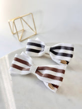 画像をギャラリービューアに読み込む, フレンチストライプ ヘアクリップ|SUNNY RIBBON(サニーリボン)