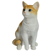 画像をギャラリービューアに読み込む, 右向きお座り茶トラ白猫(中)|WooBia(ウービア)