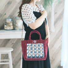 画像をギャラリービューアに読み込む, パレットリリーツイードショルダーバッグ|fanfancy+(ファンファンシープラス)