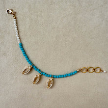 画像をギャラリービューアに読み込む, 【ブレスレット】爽やかなターコイズブルーで彩る春夏の輝きブレスレット|ERIKOART(エリコアート)