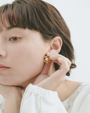 画像をギャラリービューアに読み込む, flower pearl hoop|felice(フェリーチェ)