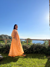 画像をギャラリービューアに読み込む, 上質インドコットン マキシドレス ピーチファズ|MANGALA ARATI(マンガラ アーラティー)