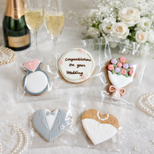 画像をギャラリービューアに読み込む, 洋風【ウェディング】ご結婚祝い アイシングクッキーBOX 小|うみさんち
