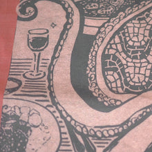 画像をギャラリービューアに読み込む, 旅するタコ ハンカチ|aosansyo(アオサンショウ)