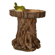 画像をギャラリービューアに読み込む, 切り株の鳥の餌入れ|WooBia(ウービア)