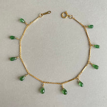 画像をギャラリービューアに読み込む, ツァボライトのブレスレット|Na Lumière (ナ ルミエール)