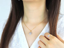 画像をギャラリービューアに読み込む, 小さな紫陽花のネックレス(アジサイ)|Lab407(ラボヨンマルナナ)