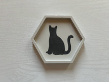 画像をギャラリービューアに読み込む, 六角形のにゃんこトレイ〈おすわり〉|Delight(デライト)