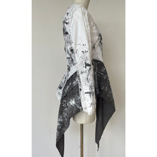 画像をギャラリービューアに読み込む, Patchwork shirt paint white - パッチワークシャツ ペイント白|Merci DIEU(メルシーデュー)