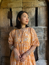 画像をギャラリービューアに読み込む, 上質インドコットン マキシドレス ピーチファズ|MANGALA ARATI(マンガラ アーラティー)