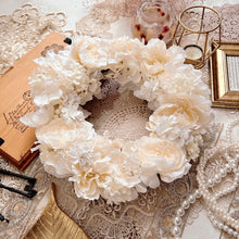 画像をギャラリービューアに読み込む, ホワイトフラワーリース|flowers luciole(フラワーズ ルシオール)