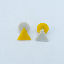 画像をギャラリービューアに読み込む, まるさんかくピアス|PlusDot+.(プラスドット)