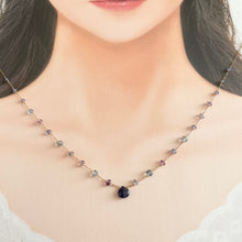 画像をギャラリービューアに読み込む, アイオライトとフローライトのネックレス|Na Lumière (ナ ルミエール)