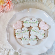 画像をギャラリービューアに読み込む, <プレゼントに>シマエナガペアとレースハートセット(2枚)|Chatty-sweets(チャティースイーツ)
