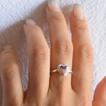 画像をギャラリービューアに読み込む, Purple copper heart turquoise ring / Sunset 13号|MARIA JEWELRY(マリアジュエリー)